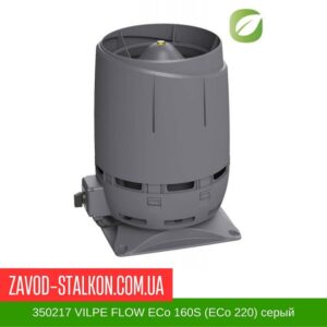 цена на 350217 Вентилятор VILPE FLOW ECo 160S (ECo 220) серый