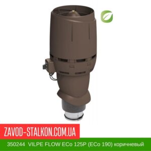 цена на 350244 Вентилятор VILPE FLOW ECo 125P (ECo 190) коричневый