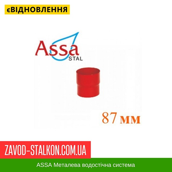 Муфта водосточной трубы – Асса цена на Муфта водосточной трубы – Асса